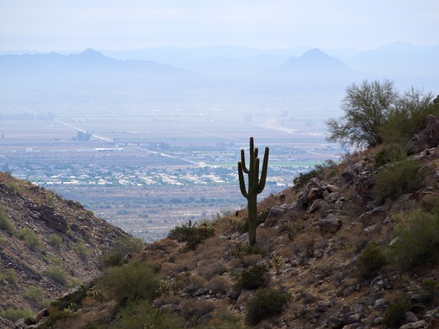 Air over west Phoenix