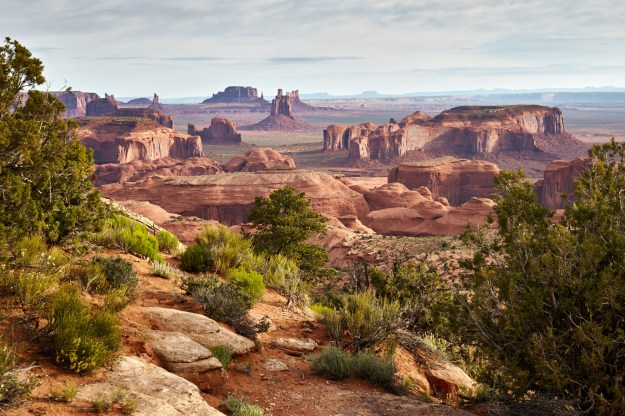 Monument Valley as seen from Hunt's Mesa 