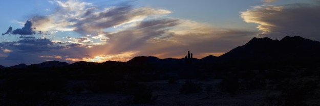 Looking west from one of the neighborhood trailheads.