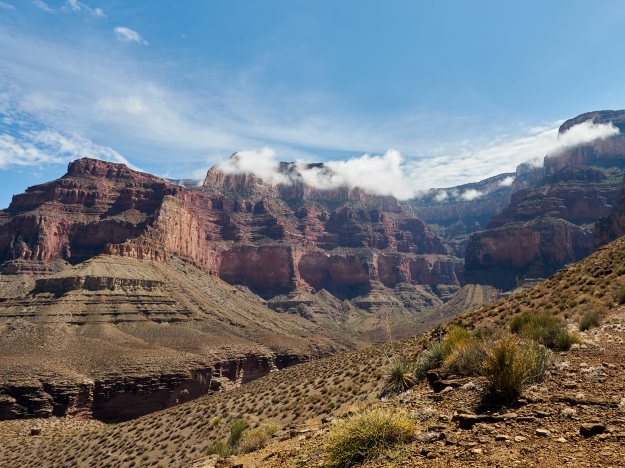 Low clouds near Monument Creek